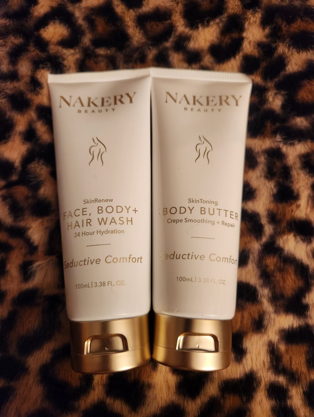 Nakery Seductive Comfort Body Butter And Wash Set Of 2 NEW